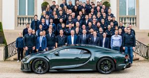 Bugatti celebrates 400th Chiron produced